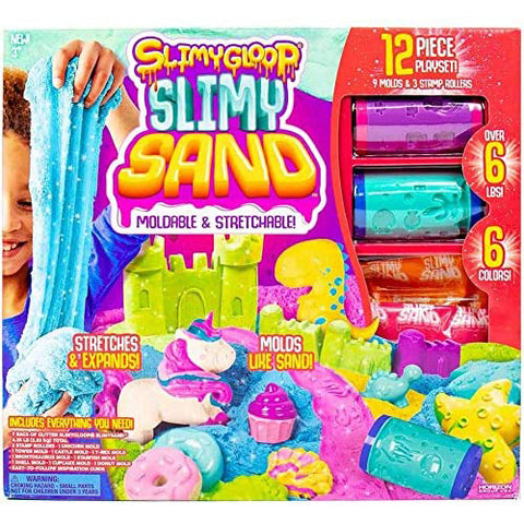 SlimyGloop Slimy Sand Moldable & Stretchable Slimy Gloop (3 Kg).