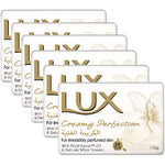 Lux Perfumed Bar Soap Creamy Perfection (170g x 6). - shopperskartuae