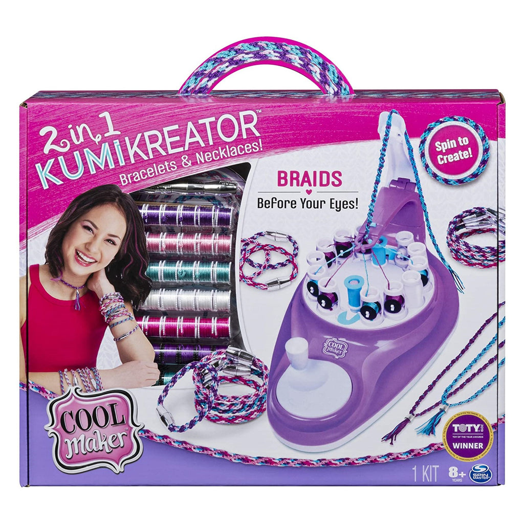 Cool Maker, KumiKreator Friendship Bracelet Maker Kit for Girls Age 8 & up  