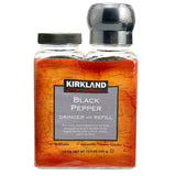 Kirkland Signature Black Pepper Grinder With Refill (350g). - shopperskartuae