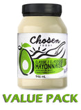 Chosen Foods Classic Mayonnaise (946 mL) - Classic, Creamy, Smooth and 100% Avocado Oil Based.