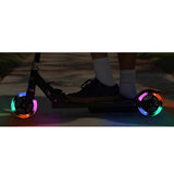 Street Runner Folding Kick Scooter with 120mm LED Wheels, Lightweight, Adjustable handlebar