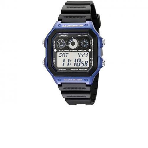 Casio digital watch 10 cheap year battery