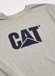 CAT Trademark Logo Men's Cotton Short Sleeve T-Shirt