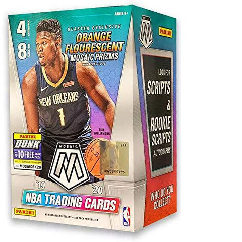 2019/20 Panini Mosaic NBA Basketball BLASTER box (32 cards)