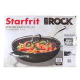 Starfrit The Rock Stir Fry Pan with Lid (32cm). - shopperskartuae