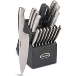 Cuisinart Stainless Steel 21 Piece Knife Block Set SSC-21CC. - shopperskartuae