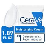 CeraVe Moisturizing Cream (56 ml) | 1.89 Ounce | Travel Size Face and Body Moisturizer for Dry Skin. - shopperskartuae