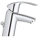 Grohe Single-Lever Basin Tap (Chrome, 33265002) With Pop-up Waste, Plug, One Handle Basin Mixer Tap, Bathroom, Regular Spout, Water-saving, Easy To Clean, Easy Installation. - shopperskartuae