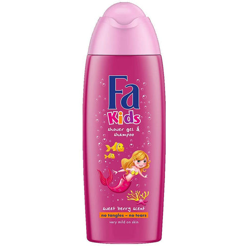 Fa Kids Shower Gel & Shampoo Sweet Berry Scent (250 ml). - shopperskartuae