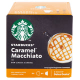 Starbucks Caramel Macchiato By Nescafé Dolce Gusto Caramel Latte Macchiato (12 Capsules) - Classic Caramel.