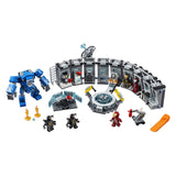 LEGO Marvel Avengers Iron Man Hall of Armor 76125 Building Kit Marvel Tony Stark Iron Man Suit Action Figures (524 Pieces). - shopperskartuae