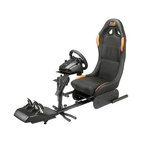 ADX Ultimate Gaming Firebase A01 Racing Seat - Black & Orange, 24kg (ARSFBA0117).