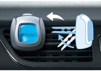 Febreze Car Air Freshener 5 Count Platinum, Linen & Sky, Gain