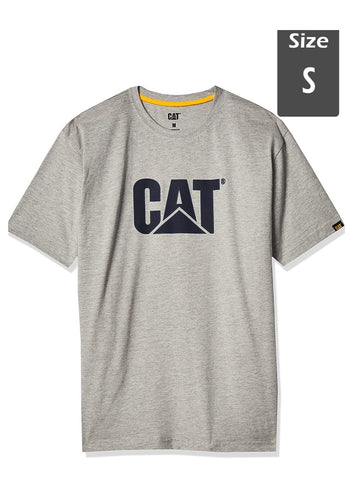 CAT Trademark Logo Men's Cotton Short Sleeve T-Shirt