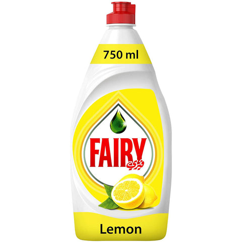 Fairy Lemon Dish Washing Liquid Soap 750 ml - shopperskartuae