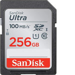 SanDisk Ultra 256GB SDXC UHS-I Class 10 100MB/s Memory Card