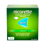 Nicorette Freshmint Sugar-Free Gum 2mg 210 Pieces.