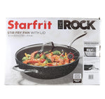Starfrit The Rock Stir Fry Pan with Lid (32cm). - shopperskartuae