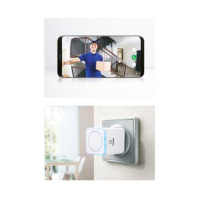 SilverCrest Wi-Fi Video Doorbell - Supports All Smartphones. - shopperskartuae