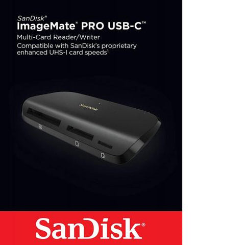 SanDisk ImageMate Pro USB-C Multi-Card Reader USB 3.0 Fast Transfer Speeds SDDR-A631