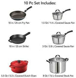 Tramontina COS1309977 Ultimate Cookware Set 10-Piece 1309977, Iron…