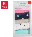 Calvin Klein Underwear Girl's Bikini Brief, 6-pack