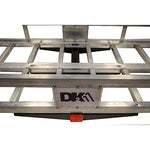 Detail K2 HCC502A DK2 500 Pound Capacity 2 Inch Trailer Hitch Mounted Aluminum Cargo Carrier Rack Basket