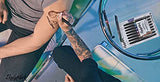 Bodymark BiC Temporary Tattoo Marker Pen, Bright and long-lasting colors, 7 Marker + 14 Stencils