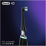Oral-B iO Ultimate Clean Black Replacement Toothbrush Heads, Pack of 4