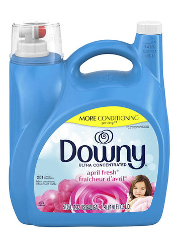 Downy Ultra Concentrated Fabric Softener And Conditioner With April Fresh 251 Loads 5.03L / 170 FL Oz