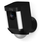 Ring Spotlight Cam Battery 1080p Outdoor Wi-Fi Camera with Night Vision (Black, 2 Pack). - shopperskartuae