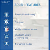Oral-B Smart 4 4000N CrossAction Rechargeable Electric Toothbrush Powered by Braun (White).