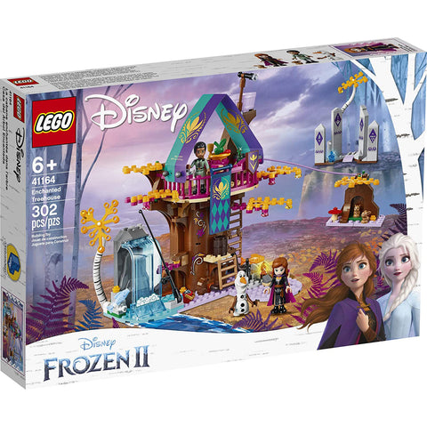 Lego Disney Frozen II Enchanted Treehouse Toy Treehouse Building Kit (41164)-  Featuring Anna Mini Doll and Bunny Figure for Pretend Play (302 Pieces). - shopperskartuae