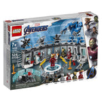 LEGO Marvel Avengers Iron Man Hall of Armor 76125 Building Kit Marvel Tony Stark Iron Man Suit Action Figures (524 Pieces). - shopperskartuae