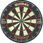 WINMAU Professional Dartboard Set – Diamond Plus Dart Board + Cabinet Includes 2 x sets of Darts.