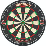 WINMAU Professional Dartboard Set – Diamond Plus Dart Board + Cabinet Includes 2 x sets of Darts.