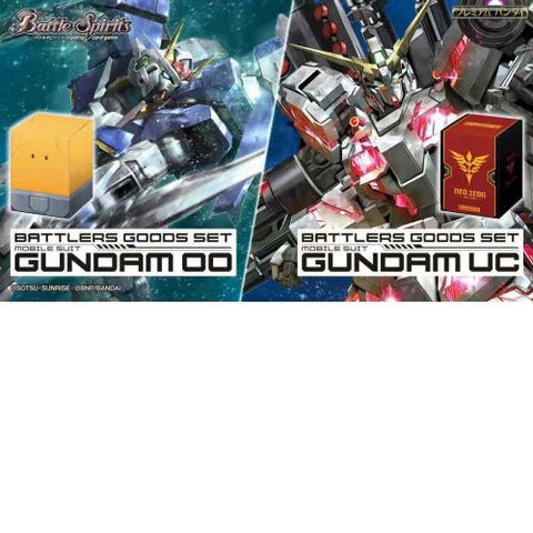 Mobile Suit Gundam 00 and Mobile Suit Gundam UC Battlers Goods Set