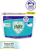 Fairy Non Bio 3in1 Pods for Sensitive Skin Washing Liquid Capsules (60 Washes)