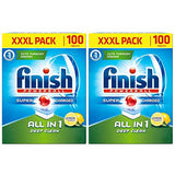 Finish Powerball Dishwasher Tablets All In 1 Deep Clean XXXL Pack Lemon Sparkle (1550g,100 Tablets).