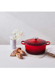 Le Creuset Enamelled Cast Iron Dutch Oven With Lid Red 4.2 L Capacity, 24 Centimeter