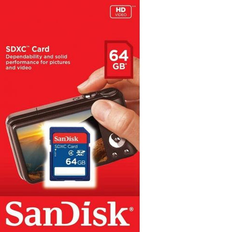 SanDisk 64GB SDXC Card Class 4 Secure Digital Flash Memory SDSDB 064G