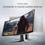 Dell Alienware 34 Inch Curved Gaming Monitor (AW3420DW). - shopperskartuae