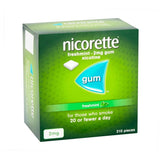 Nicorette Freshmint Sugar-Free Gum 2mg 210 Pieces.