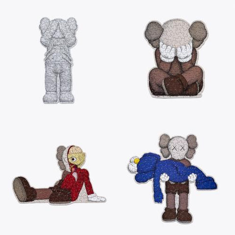 Kaws Tokyo First Puzzle SEPARATED,RESTING PLACE,GONE,SPACE (100pcs) Set of 4