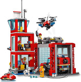 LEGO 60215 City Fire Station Garage Building Set with Truck Toy