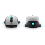Alienware Wired/Wireless Gaming Mouse AW610M: 16000 DPI Optical Sensor - 350 Hour Rechargeable Battery Life - 7 Buttons - 3-Zone Alienfx RGB Lighting. - shopperskartuae