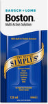 Boston Simplus Multi-Action Solution, 120ml Contact Lens Solution for Rigid Gas Permeable Contact Lenses - Clean, Disinfect, & Condition with Contact Lens Case
