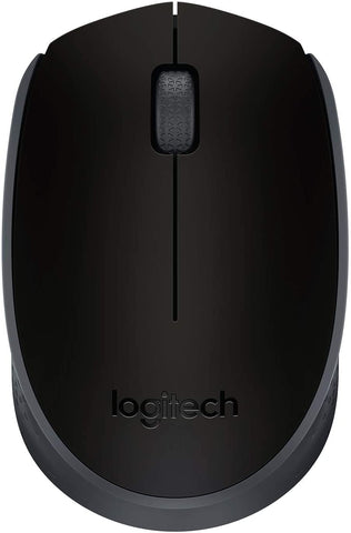 Logitech M171 Wireless Mouse, 2.4 GHz with USB Mini Receiver, Optical Tracking, 12-Months Battery Life, Ambidextrous PC/Mac/Laptop - Black