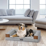 Kirkland Signature Tailored Dog Couch Bed 28"x36" Gray